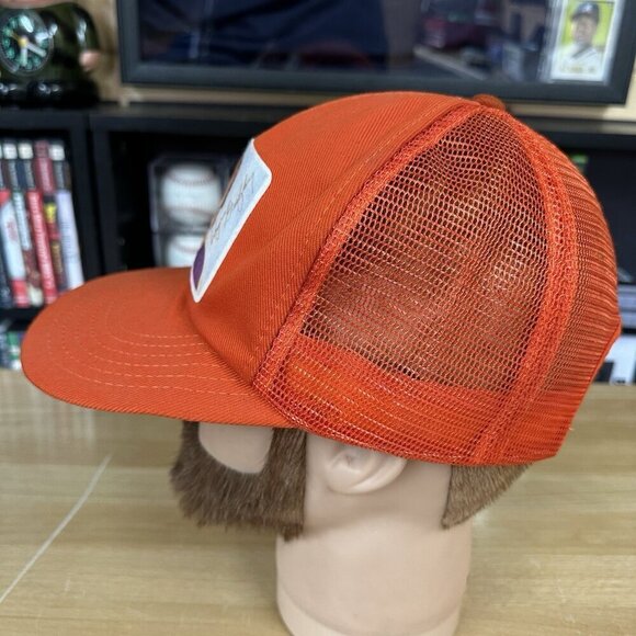 80s Wayne Gretzky Vintage Edmonton Oilers Trucker Hat Rare Hockey NHL Or… - Picture 2 of 5